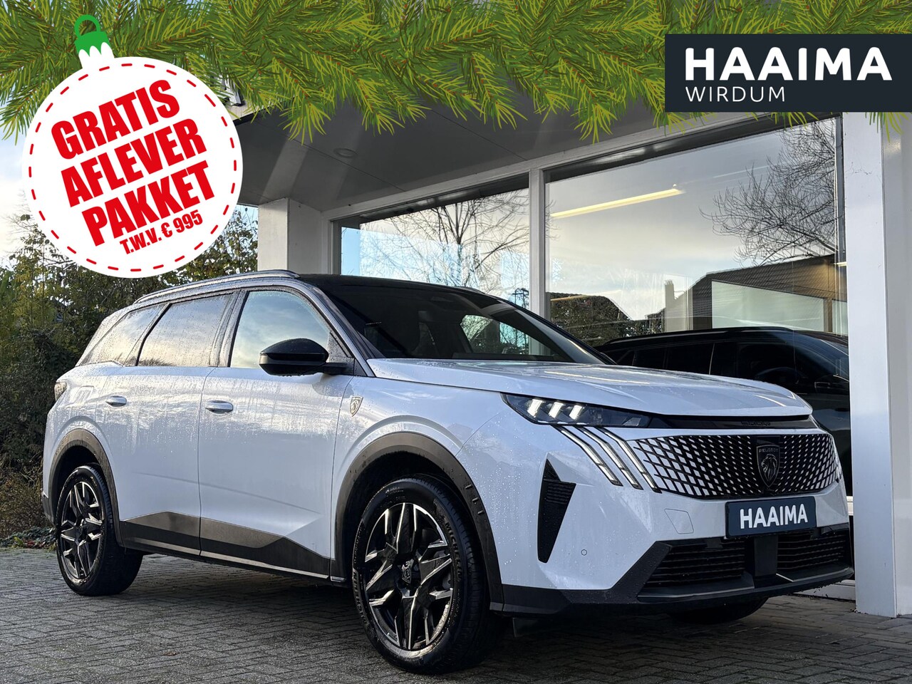 Peugeot 5008 - 1.2 Hybrid 145 GT | 7 Persoons | Elektr. achterklep | Adaptieve Cruise Control | Stoel- & - AutoWereld.nl