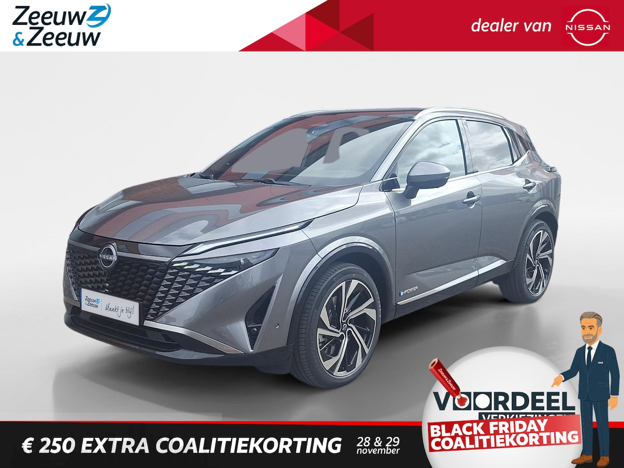 Nissan Qashqai - 1.5 e-Power Tekna Plus | Vernieuwde motor met €1500,- korting | Diverse modellen op voorra - AutoWereld.nl