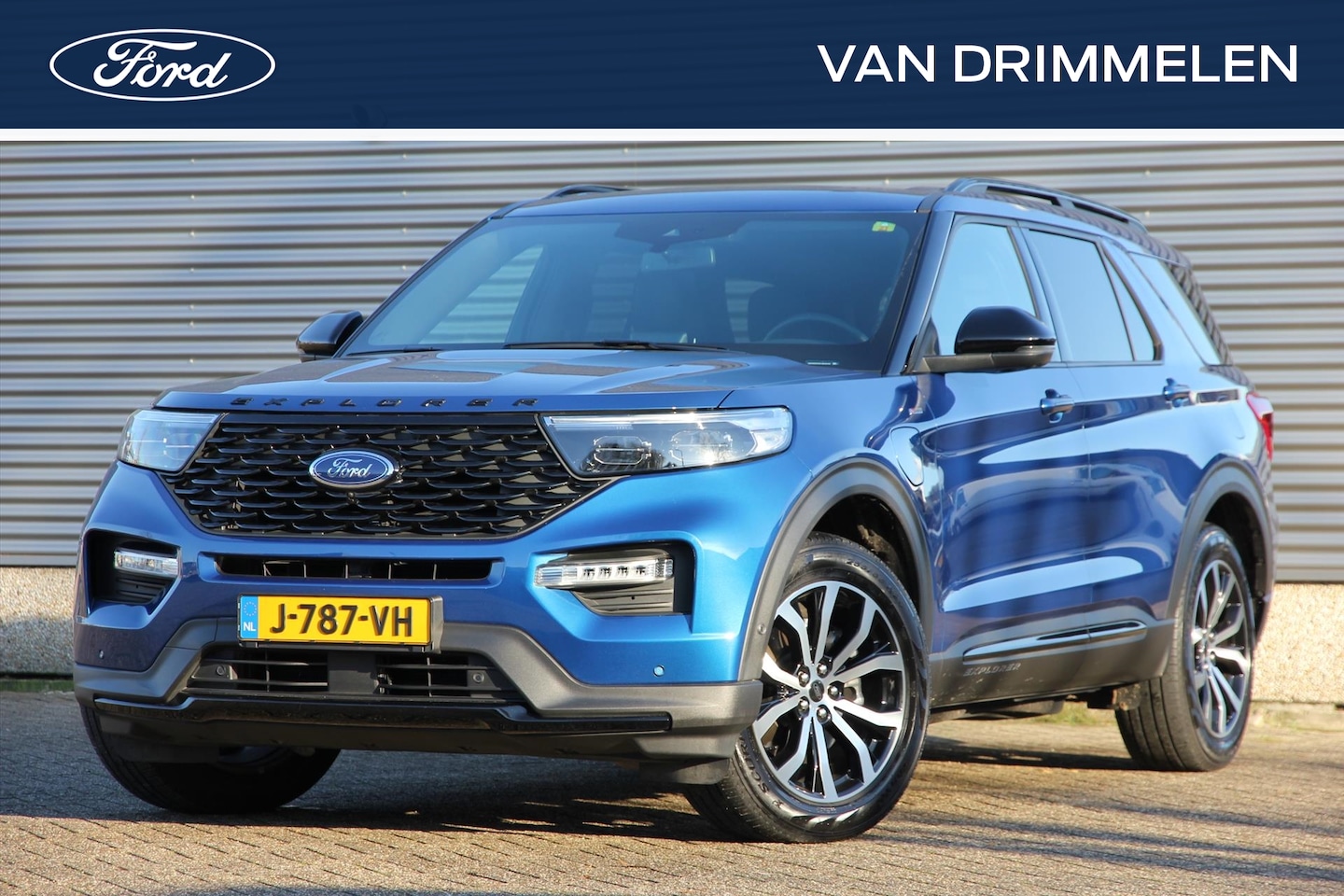 Ford Explorer - 3.0 V6 EcoBoost PHEV 457pk Aut ST-Line 'Atlas Blue' | Dealer onderhouden | Origineel NL | - AutoWereld.nl