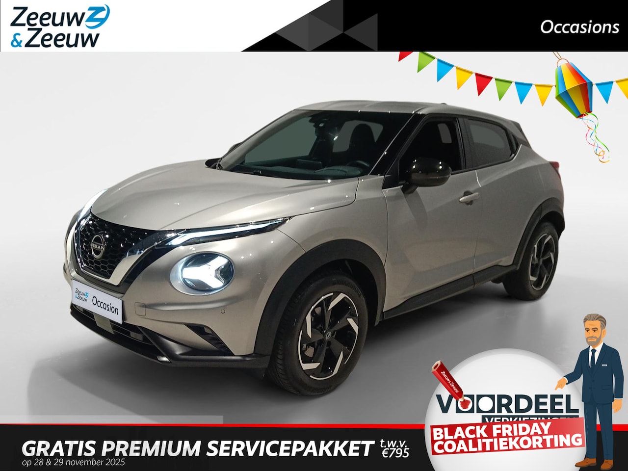 Nissan Juke - 1.0 DIG-T N-Connecta *Navi+Camera*Climate*Parc Assist*LM.Velgen*IN ZEER NETTE STAAT! - AutoWereld.nl