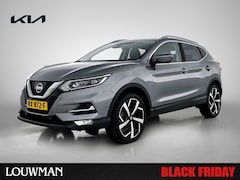 Nissan Qashqai - 1.2 Tekna + | Trekhaak | Panoramadak | 360 Camera | Stoelverwarming | Nederlandse auto | B