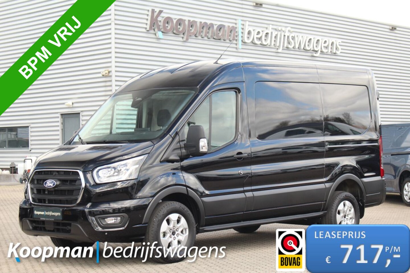 Ford Transit - 350 2.0TDCI 165pk L2H2 Limited | Automaat | 360° Camera | Adap. Cruise | Carplay/Android | - AutoWereld.nl