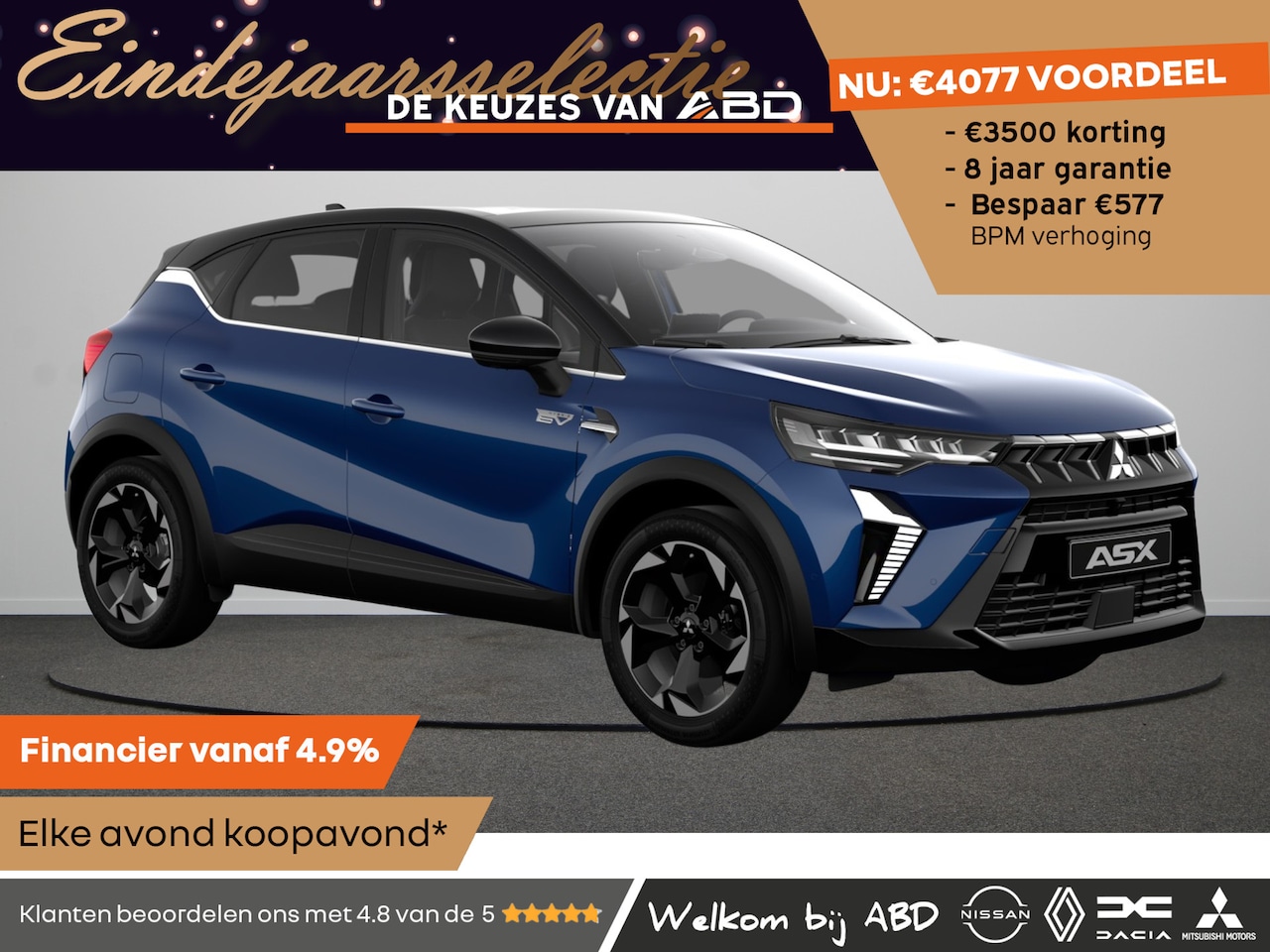 Mitsubishi ASX - Instyle 1.8 HEV | Achteruitrijcamera | Adaptive Cruise Control (ACC) (alleen automaat) | A - AutoWereld.nl