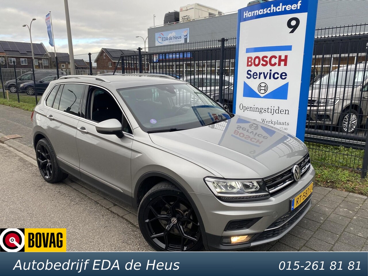 Volkswagen Tiguan - 1.4 TSi ACT DSG7-aut. Highline NL-auto met o.a. trekh. wegkl., LED koplmp, 20" lm velgen, - AutoWereld.nl
