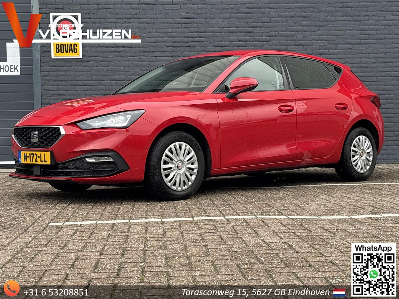 SEAT Leon - 2.0 TDI Style Business Intense | € 9.900,- NETTO! | Climate | Cruise | Carplay | Camera | - AutoWereld.nl