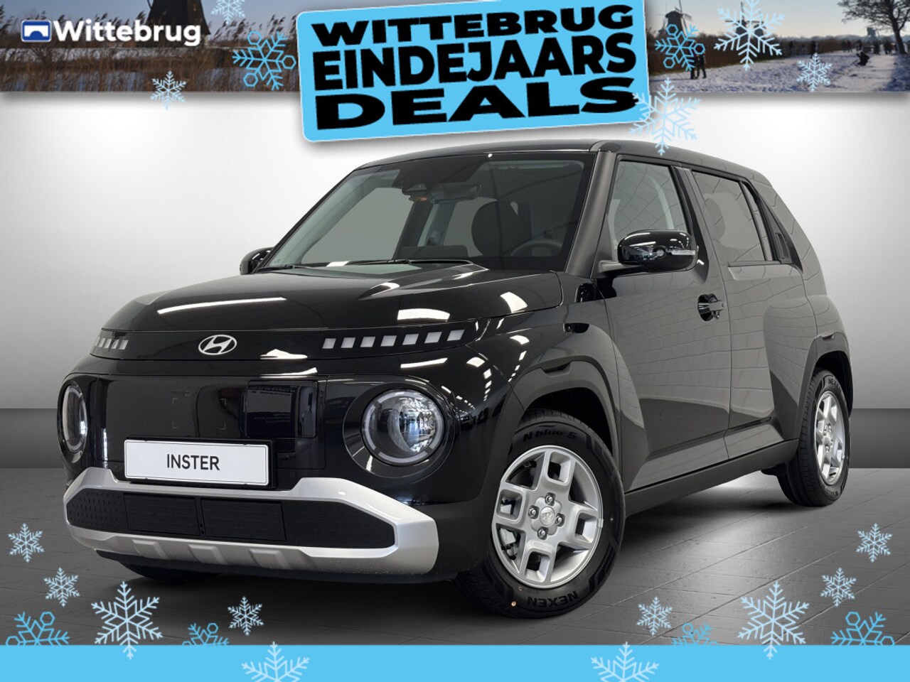 Hyundai Inster - Pulse 49 kWh Volledig Elektrisch automaat met Navigatie en Lichtmetalen velgen Uit voorraa - AutoWereld.nl