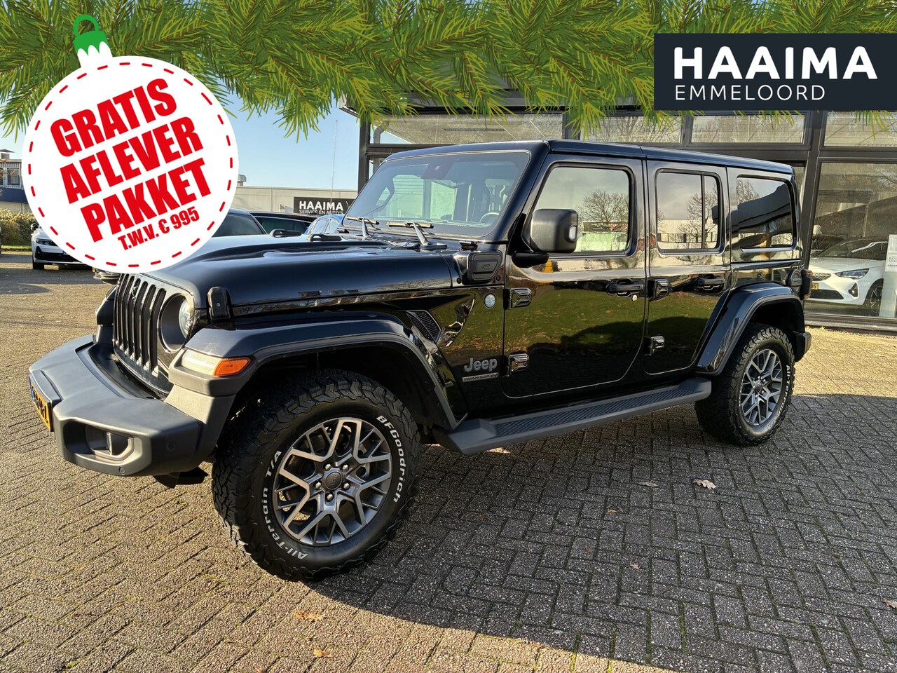 Jeep Wrangler Unlimited - Plug-in Hybrid 4xe 380 80th Anniversary | Front & rear camera | Adaptieve cruise control | - AutoWereld.nl