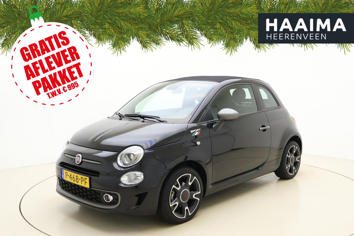 Fiat 500 C - 1.0 Hybrid Sport Apple Carplay/Android Auto | Climate Control | Cruise Control | Lichtmeta - AutoWereld.nl