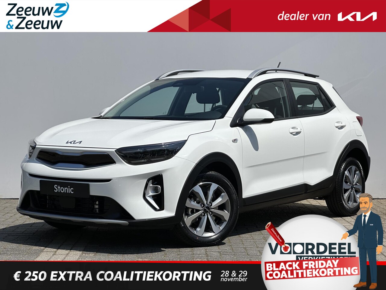 Kia Stonic - 1.0 T-GDi MHEV DynamicLine | lichtmetalen velgen 16" inch | NU €3250,- inruilpremie - AutoWereld.nl