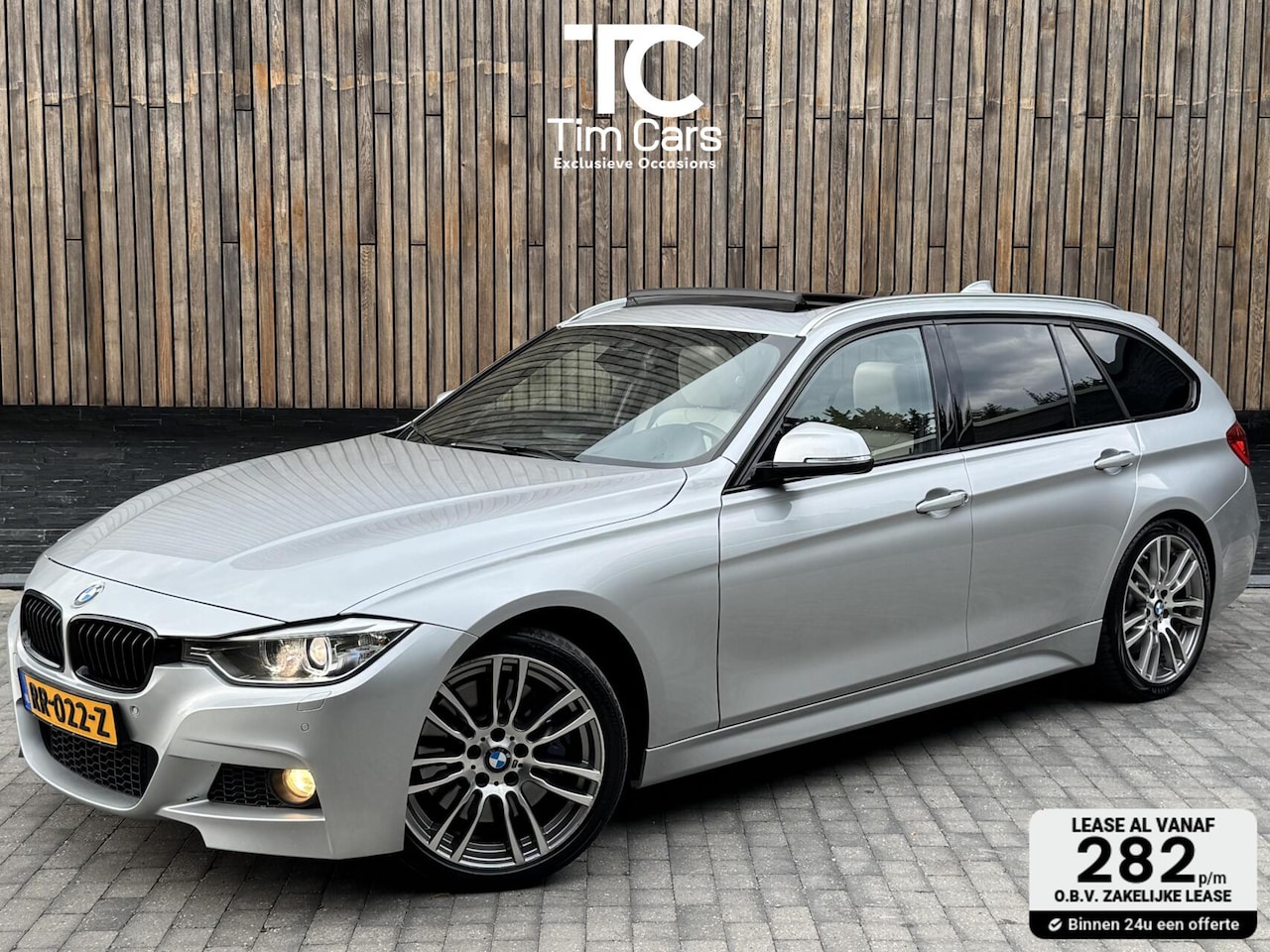 BMW 3-serie Touring - 325d M-pakket M-sport Automaat | Panoramadak | Stoelverwarming | Leer | Sportstoelen | Xen - AutoWereld.nl