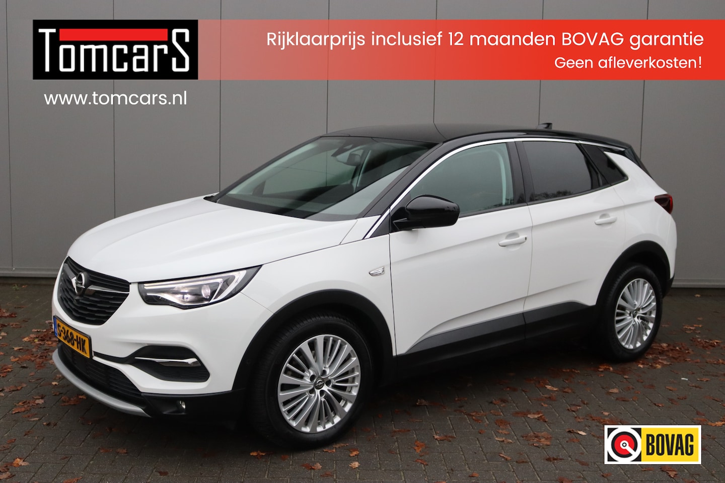 Opel Grandland X - 1.6 Turbo 180PK Innovation Automaat Navigatie/Winter-pack/Camera/Elektr.-achterklep - AutoWereld.nl