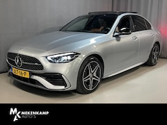 Mercedes-Benz C-klasse - 300 e AMG Line 18"/Leder/Panoramadak/360 camera/Dodehoek/Keyless/Stoelverwarming + memory