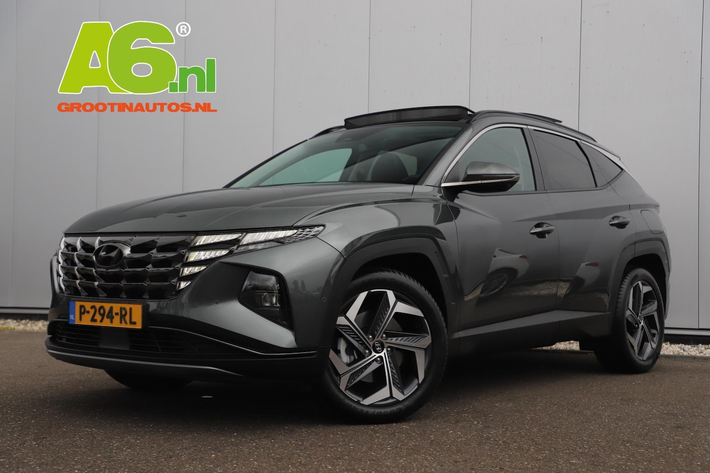 Hyundai Tucson - 1.6 T-GDI HEV Premium Sky Automaat Panoramadak Leder Stoelverkoeling verwarming Navigatie - AutoWereld.nl
