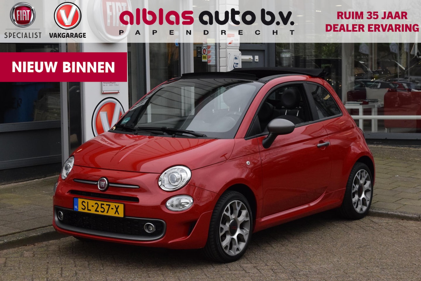 Fiat 500 C - 0.9 TwinAir Turbo Sport|Xenon|Beats|Nav. - AutoWereld.nl