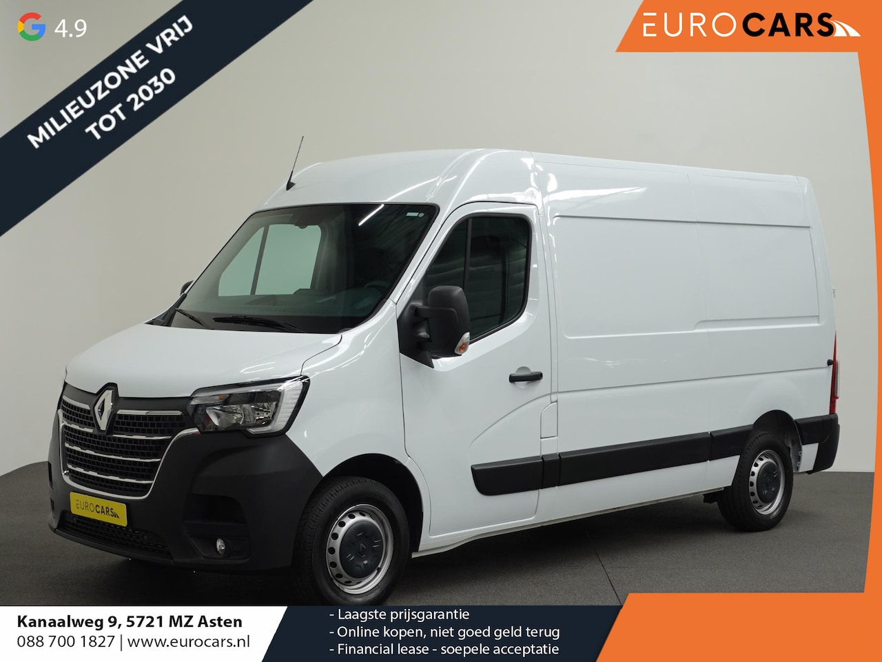 Renault Master - T35 2.3 dCi 135PK L2H2 Airco Cruise Control Camera Nav PDC V+A Trekhaak 270° Deuren - AutoWereld.nl