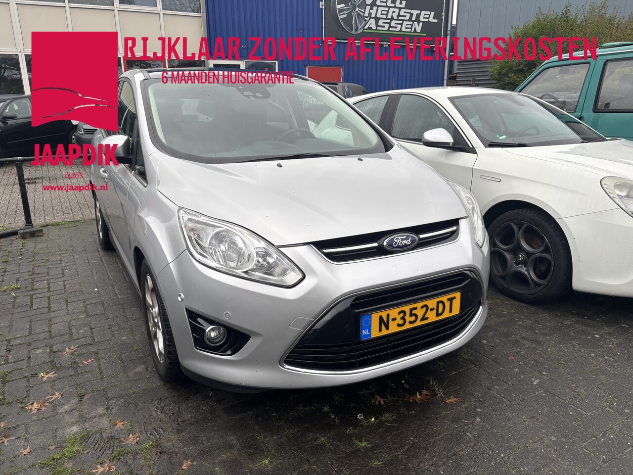 Ford C-Max - BWJ 2013 1.6 EcoBoost 150 PK Trend PANODAK | TREKHAAK | STOELVERW. + VOORRUITVERW. | KEYLE - AutoWereld.nl
