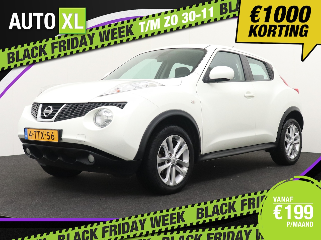 Nissan Juke - 1.6 117 PK Acenta Connect Camera Navi Cruise Climate 17'LMV - AutoWereld.nl