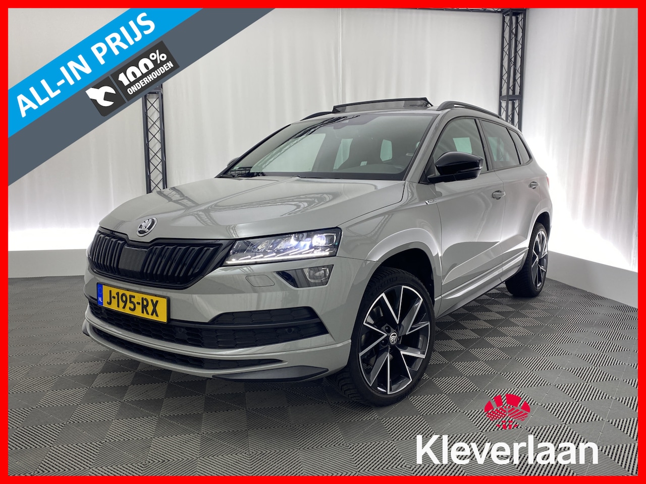 Skoda Karoq - 1.5 TSI ACT Sportline Business Automaat | Pano-Dak | Trekhaak Elek. | Apple Carplay | - AutoWereld.nl