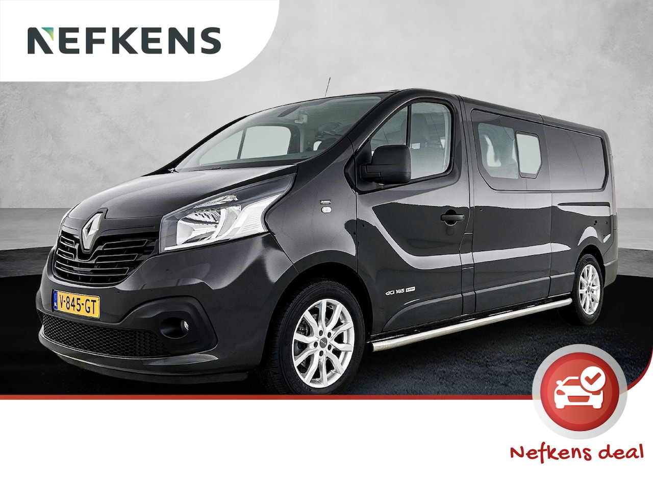 Renault Trafic - 1.6 T29 L2H1 DC Luxe Energy 146pk | Trekhaak | Achteruitrijcamera | Bluetooth | 17' Lichtm - AutoWereld.nl
