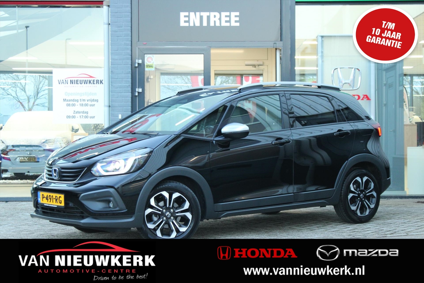 Honda Jazz - 1.5 e:HEV Hybrid Automaat Crosstar | Navi | Carplay & Android | Camera - AutoWereld.nl