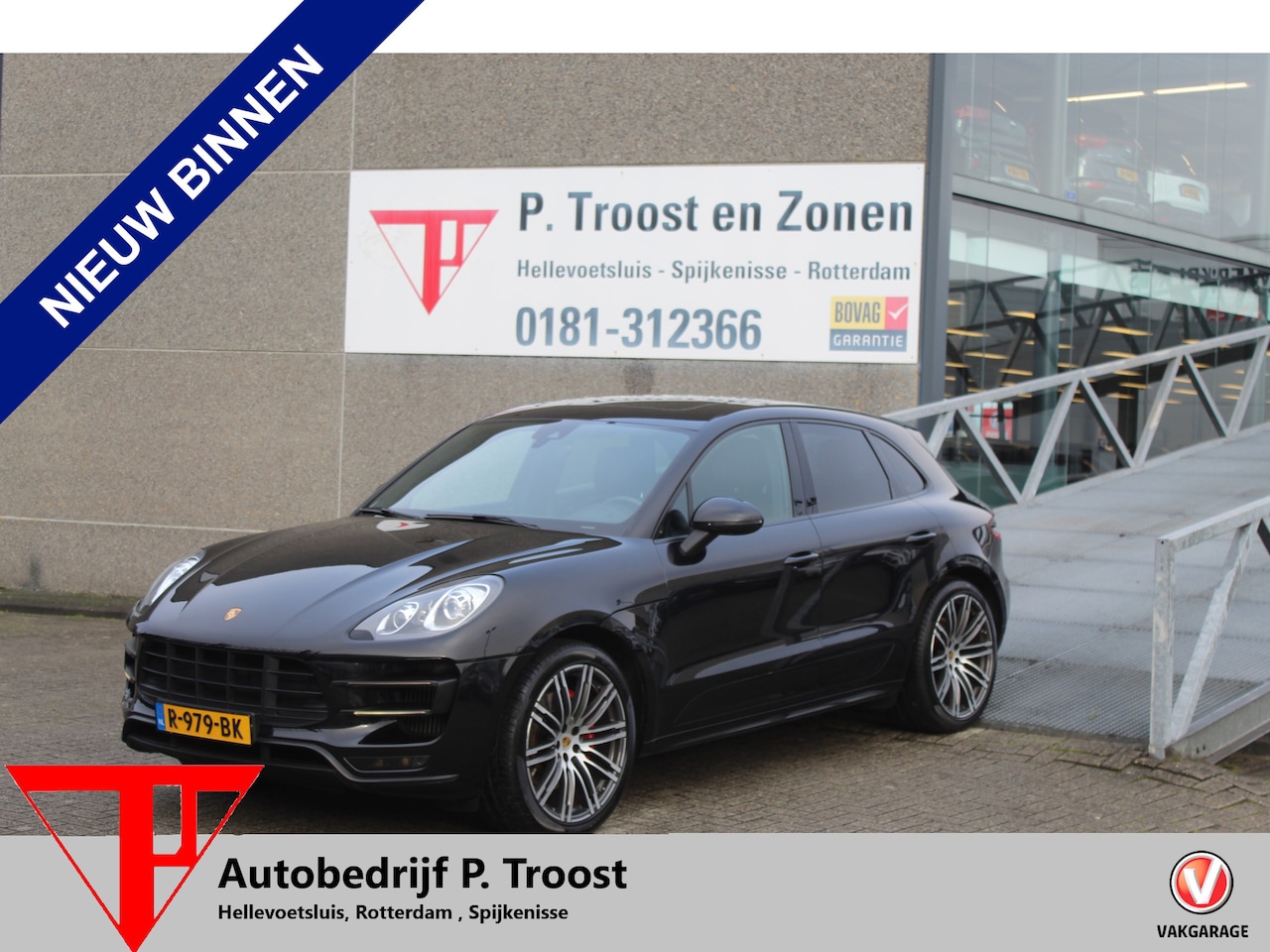 Porsche Macan - 3.6 Turbo Panoramadak/Luchtvering/Sportuitlaat/Bose audio/Navigatie/Lederen bekleding/Elek - AutoWereld.nl