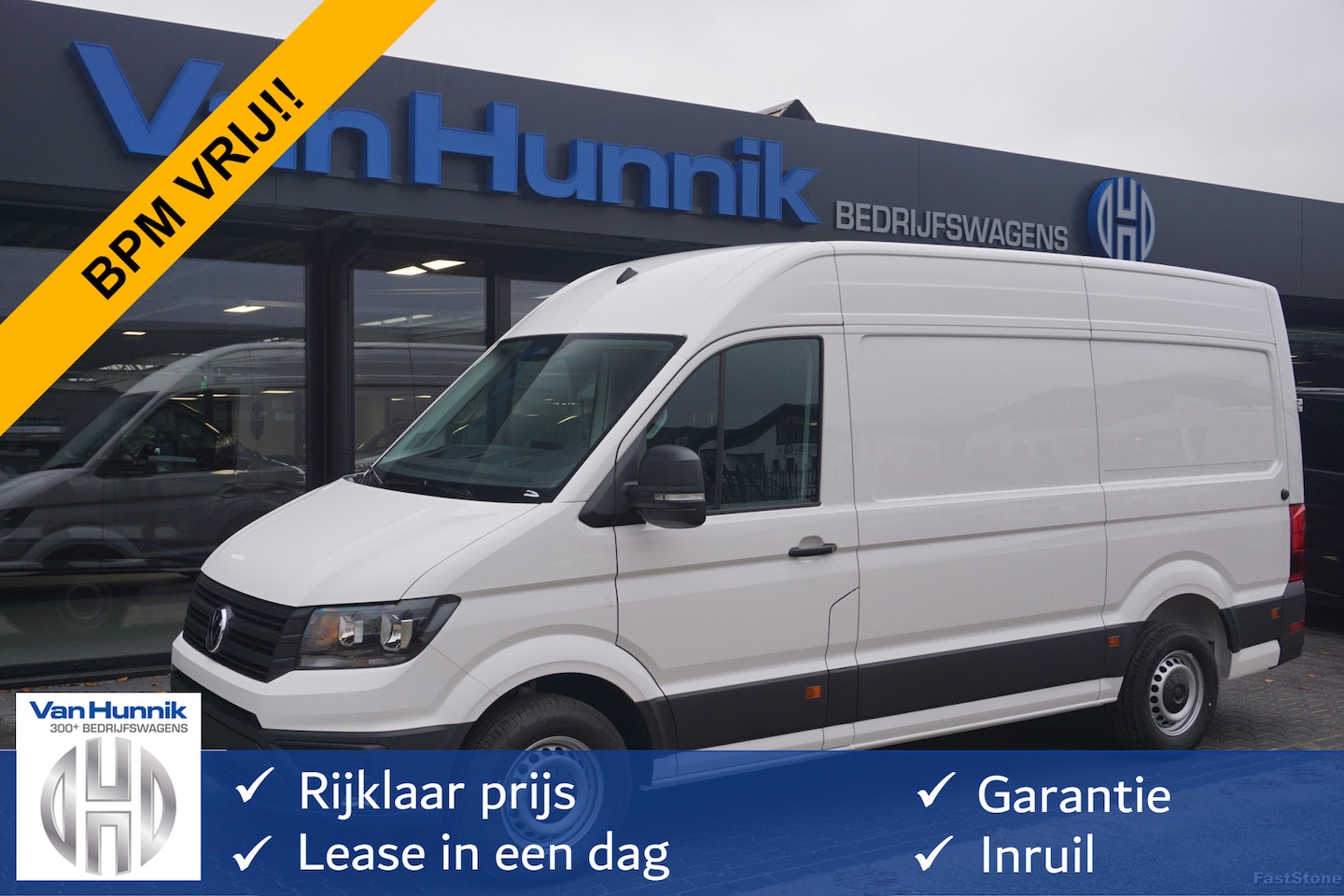 Volkswagen Crafter - 35 140PK L3H3 Facelift BPM VRIJ 10" Scherm Apple CP/Android A, 270° deuren!! NR. J02* - AutoWereld.nl