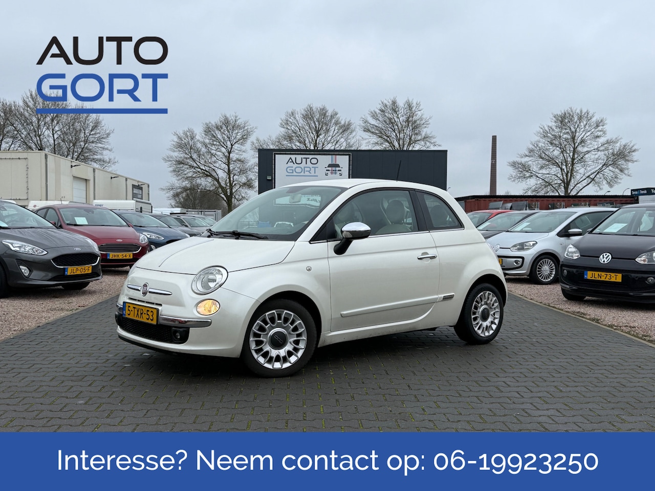 Fiat 500 - 0.9 TwinAir Turbo 80pk | Airco | Mistlampen | Parelmoer Wit! - AutoWereld.nl