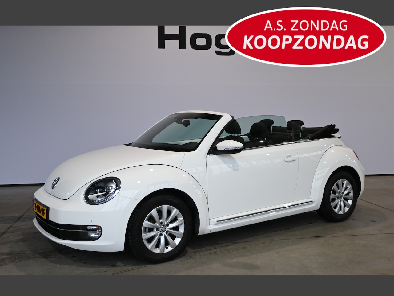 Volkswagen Beetle Cabriolet - 1.2 TSI Design BlueMotion Cruise control PDC Airco Navigatie Stoelverwarming 100% Onderhou - AutoWereld.nl