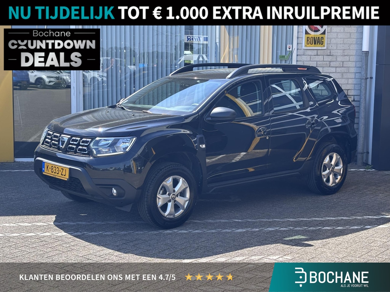 Dacia Duster - 1.0 TCe Bi-Fuel Comfort | Trekhaak | Cruise Control | Airco | BT-Telefoonfunctie | Lichtme - AutoWereld.nl