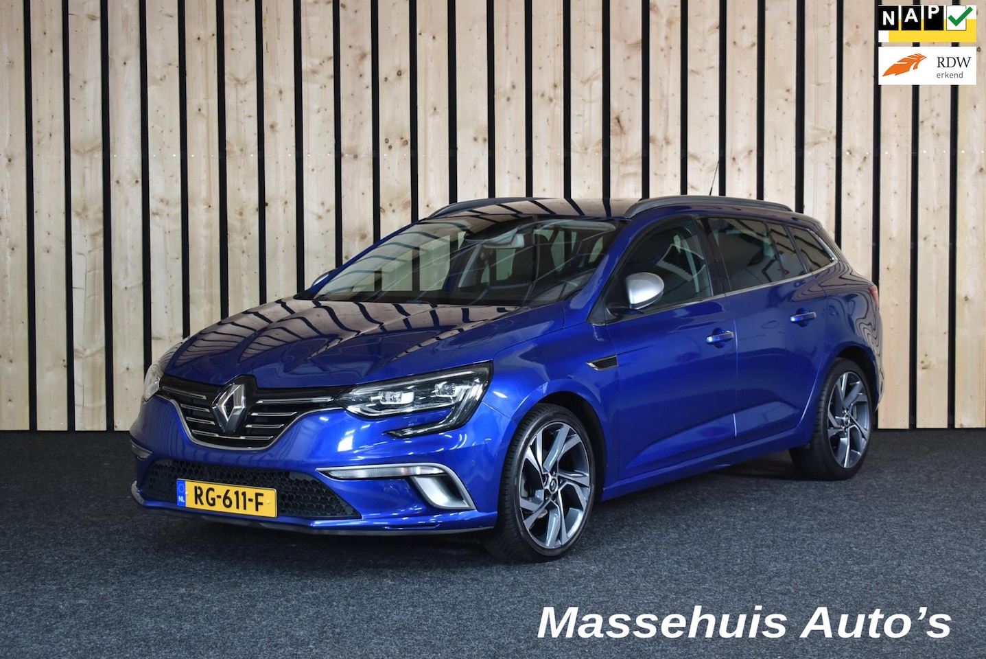 Renault Mégane Estate - 1.2 TCe GT-Line 119dkm 2e eig. Camera Navi Cruise Clima PDC LED Nwe APK - AutoWereld.nl