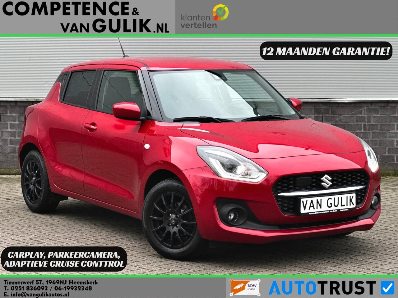 Suzuki Swift - 1.2 Select Smart Hybrid | ACC | Carplay | Camera | Dode hoek | - AutoWereld.nl