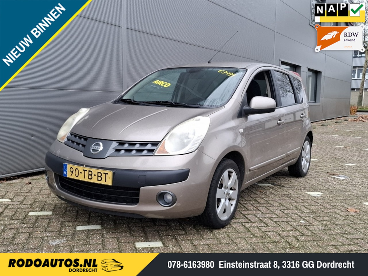 Nissan Note - 1.4 First Note Hoge Instap Airco 90dkm ✅ - AutoWereld.nl