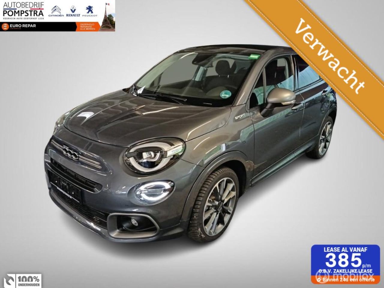 Fiat 500 X - 1.5 Hybrid Dolcevita 131 PK AUT Cabrio/NAVI/PDC - AutoWereld.nl