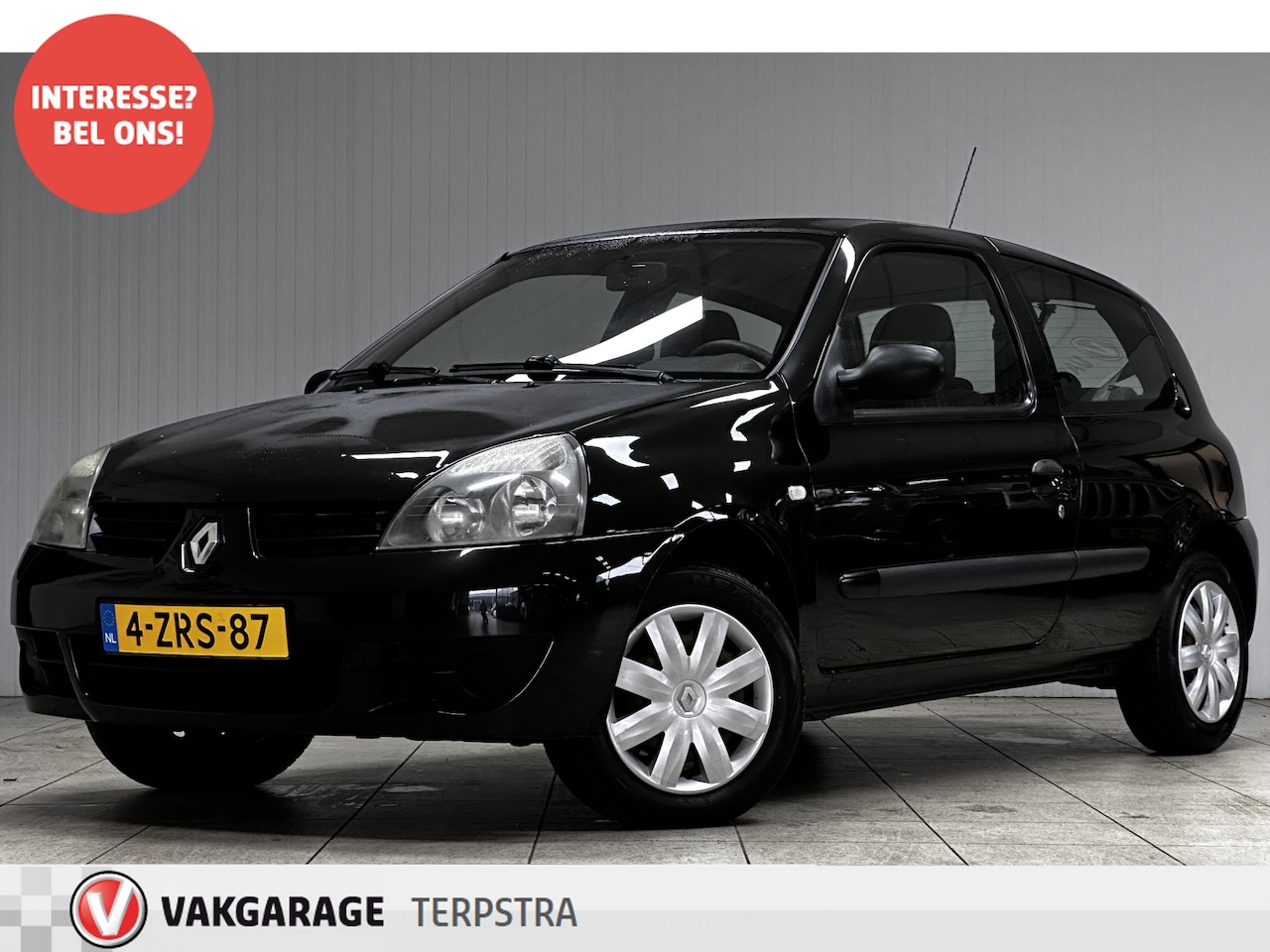Renault Clio - 1.2 Campus Accès/ D-Riem verv: 167.000 KM!/ Airco/ Stuurbekr./ C.V./ Elek. ramen/ Isofix/ - AutoWereld.nl