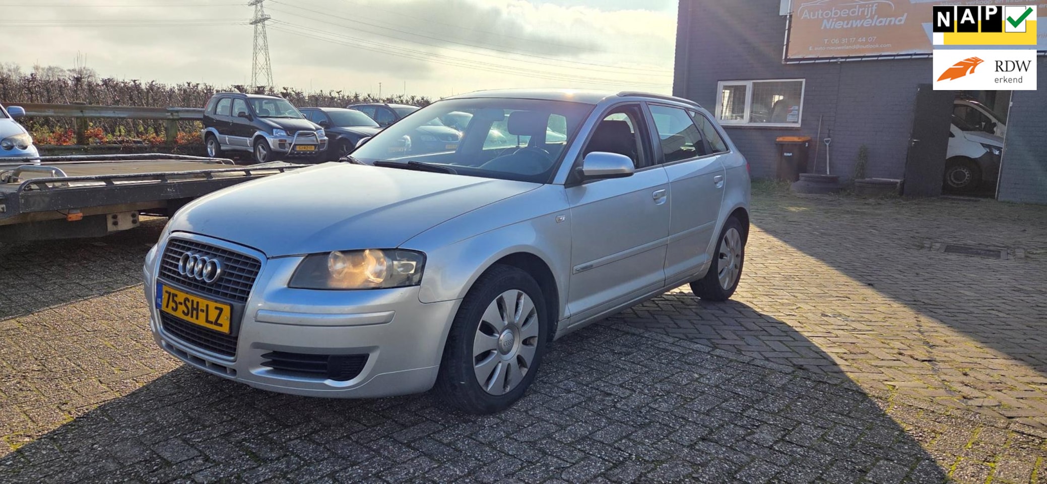 Audi A3 Sportback - 1.6 FSI Attraction Airco Goed onderhouden - AutoWereld.nl