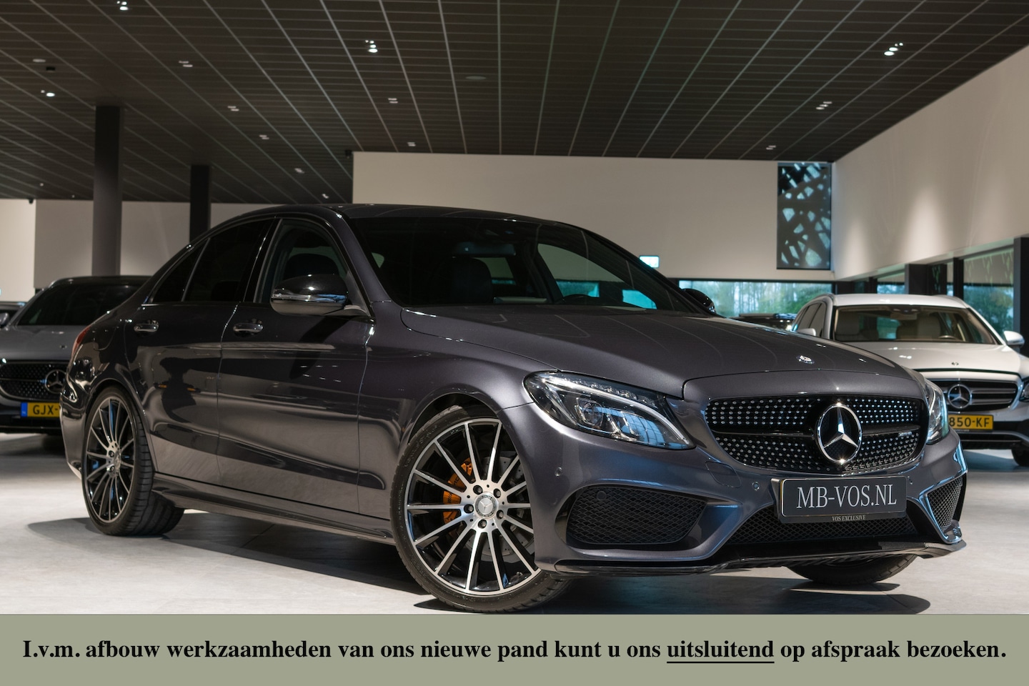 Mercedes-Benz C-klasse - 200 AMG Leder|Carbon|Burmester|20"|ILS|Comand|Sfeerverlichting|Memory|Volledige historie - AutoWereld.nl