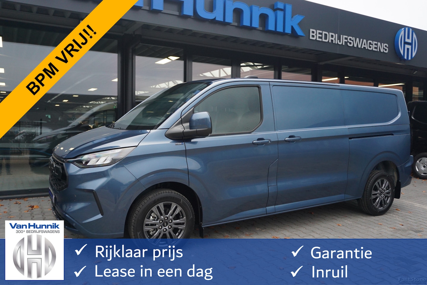 Ford Transit Custom - 320L 170PK Limited AUT BPM VRIJ!! Navi, Cam, Adap. Cruise, 17" LM, LED 2x Schuifdeur!! NR. - AutoWereld.nl