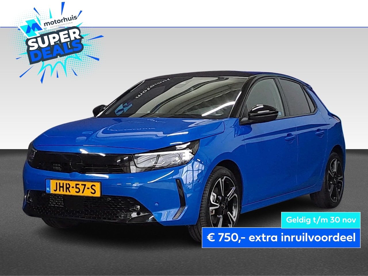 Opel Corsa - 1.2 HYBRID 145PK AUTOMAAT GS LINE NAVI PRO FULL LED CAMERA 17 INCH - AutoWereld.nl