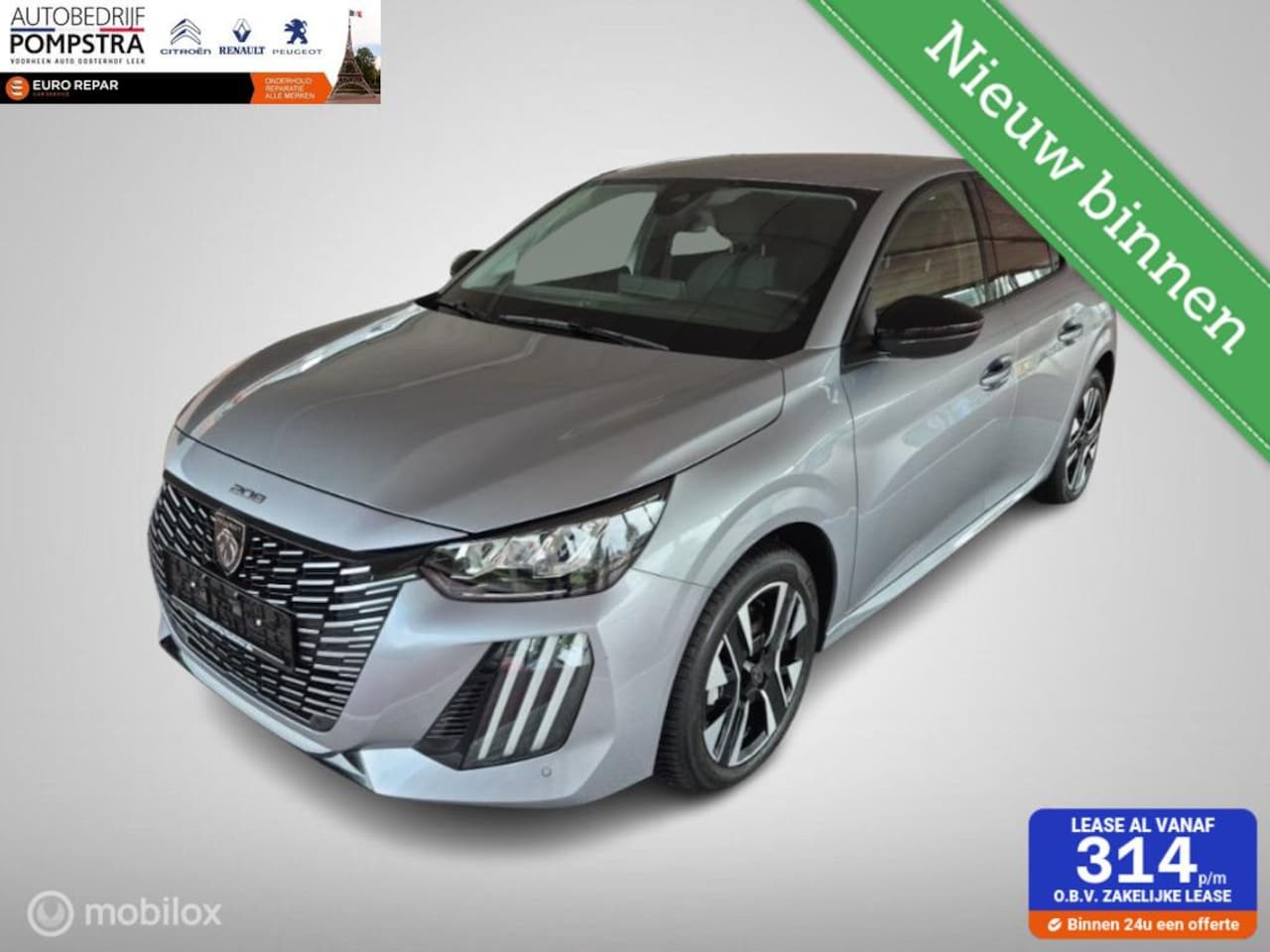 Peugeot 208 - 1.2 PureTech 100 Allure AUTOMAAT/NAVI/PDC/CAMERA - AutoWereld.nl