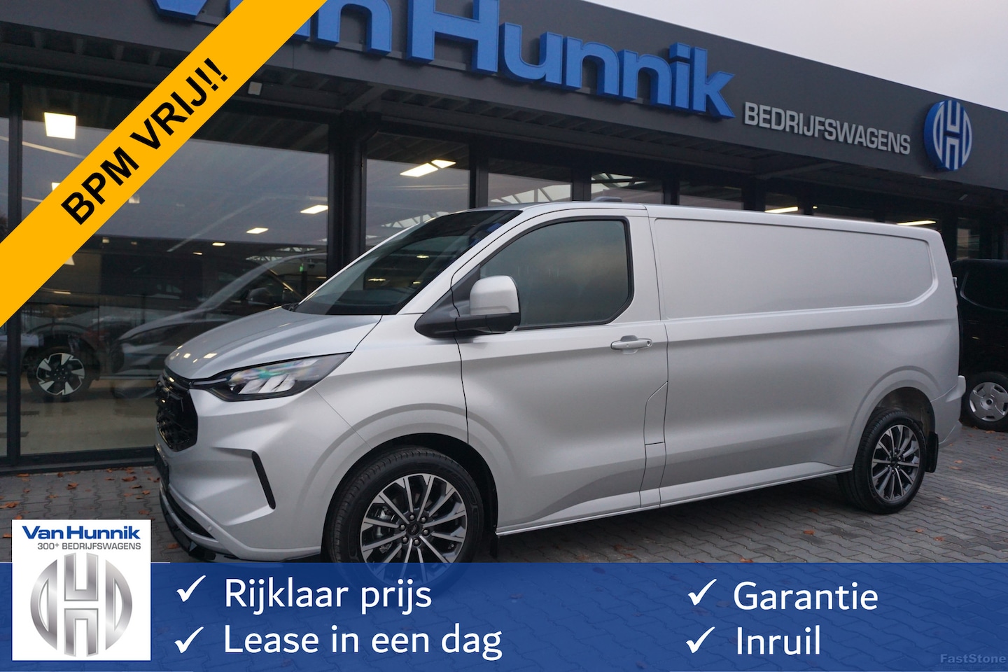 Ford Transit Custom - 320L 170PK Aut. JWR Edition BPM VRIJ!! 13" Navi, Adap. Cruise, Camera, 19" LM, LED!! NR. 4 - AutoWereld.nl