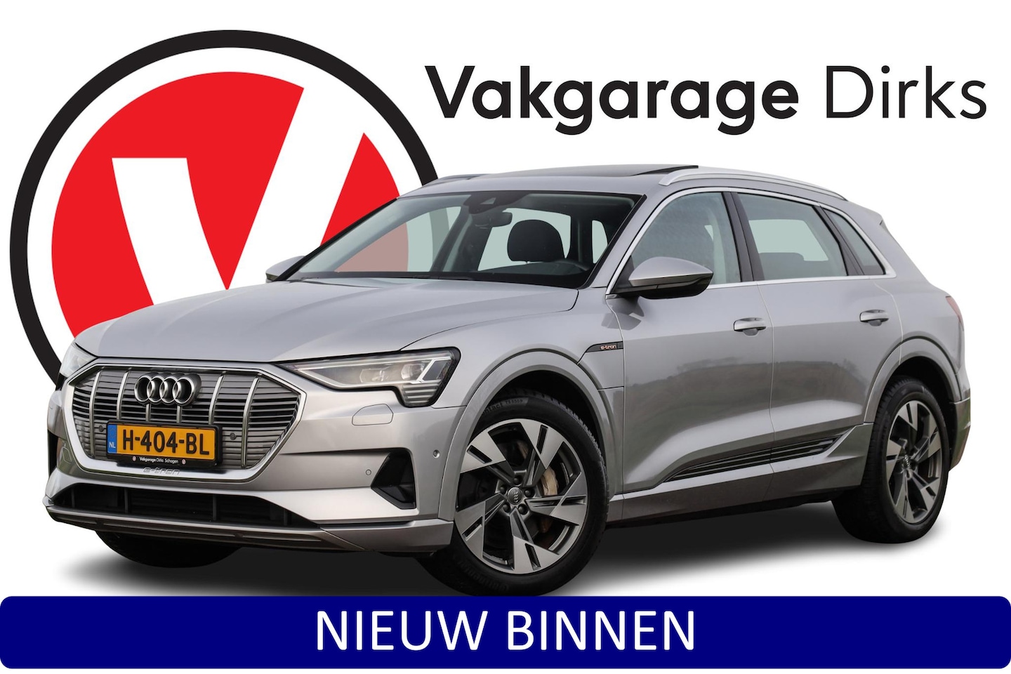 Audi e-tron - E-tron 50 Quattro Launch + 71 kWh ✅ SOH 91% ✅ Leder ✅ Pano ✅ACC - AutoWereld.nl