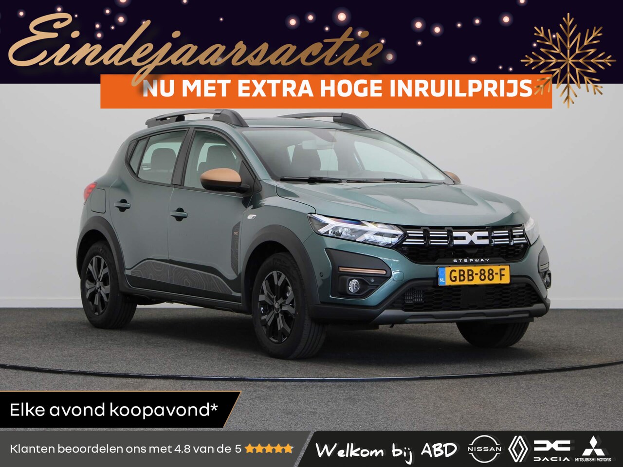 Dacia Sandero Stepway - 1.0 TCe 100 ECO-G Extreme | Elektrisch Schuifdak | Achteruitrijcamera | Stoelverwarming | - AutoWereld.nl
