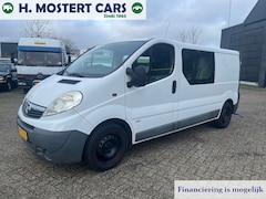 Opel Vivaro - Bj.2012 Dubbel-Cabine *Airco* Verlengd 2.0 CDTI L2H1 EcoFLEX 6-Versnellingen APK 04-'26