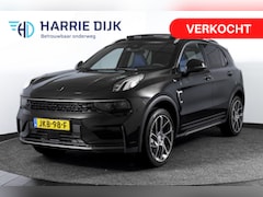 Lynk & Co 01 - 1.5 PHEV 261PK MY24 | Black-Silver Pakket | Donkere hemel | 7.4 kWh Boordlader | Stoel-+St
