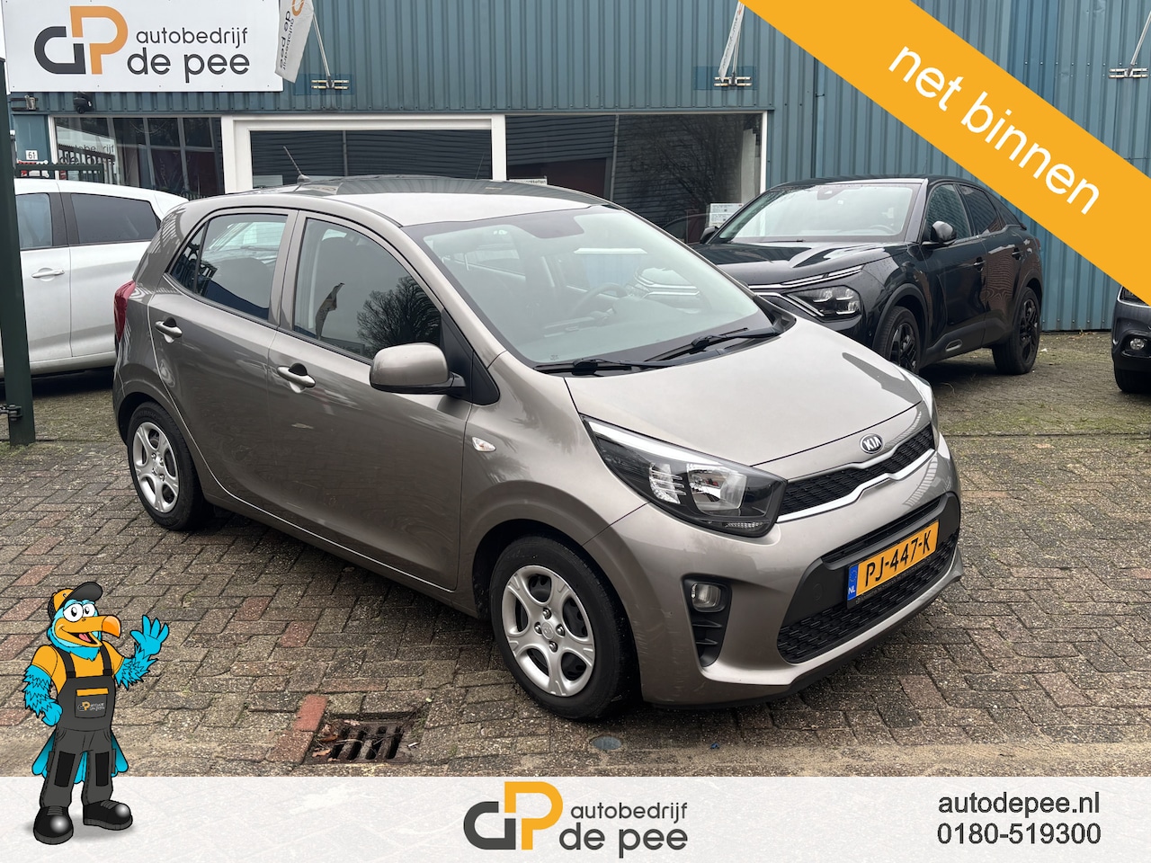 Kia Picanto - 1.0 CVVT EconomyPlusLine GARANTIE/5-DEURS/AIRCO/BLUETOOTH/CV+AB - AutoWereld.nl