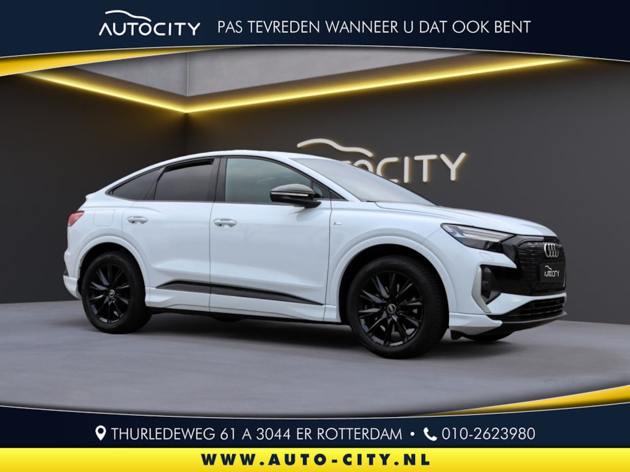 Audi Q4 Sportback e-tron - 35 e-tron S Line 3x RS Seats l Winterpakket l HUD l SONOS l VOL - AutoWereld.nl