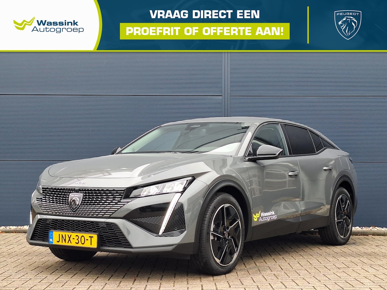 Peugeot 408 - 1.6 Plug-In Hybrid 225PK e-EAT8 Allure Pack | 360 Vision | Adaptive Cruise Control | Apple - AutoWereld.nl