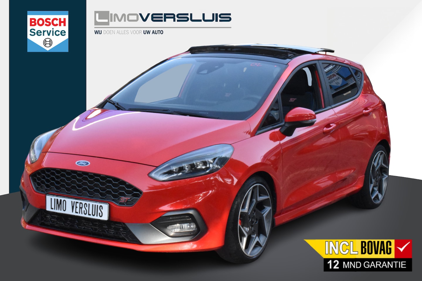 Ford Fiesta - 1.5 EcoBoost ST-3 Schuifdak | Recaro-Seats | Stoelverwarming | 12 mnd BOVAG garantie | Wha - AutoWereld.nl