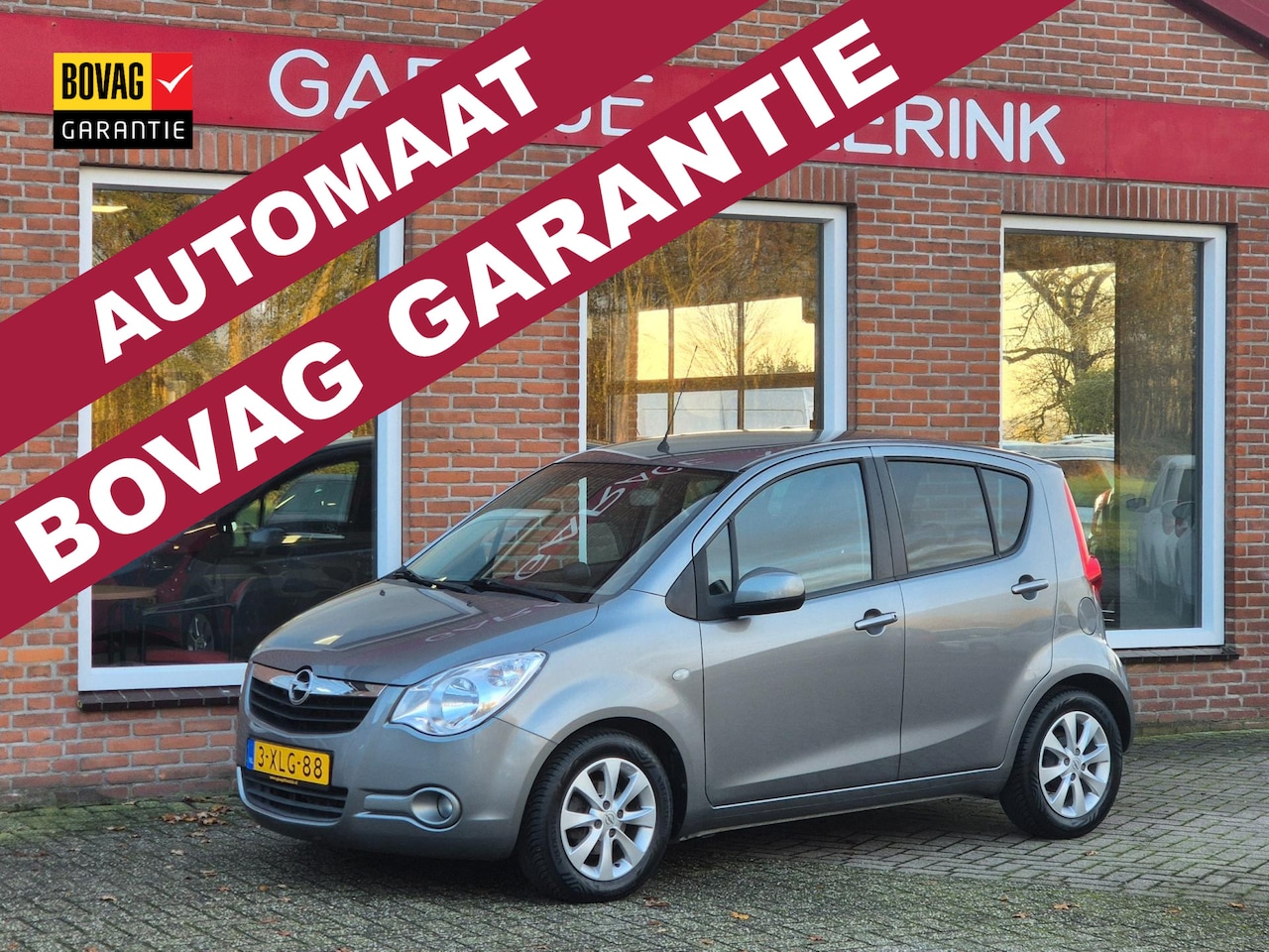 Opel Agila - 1.2 Edition 94PK 5drs AUTOMAAT airco, elektr.ramen, lmv, trekhaak - AutoWereld.nl