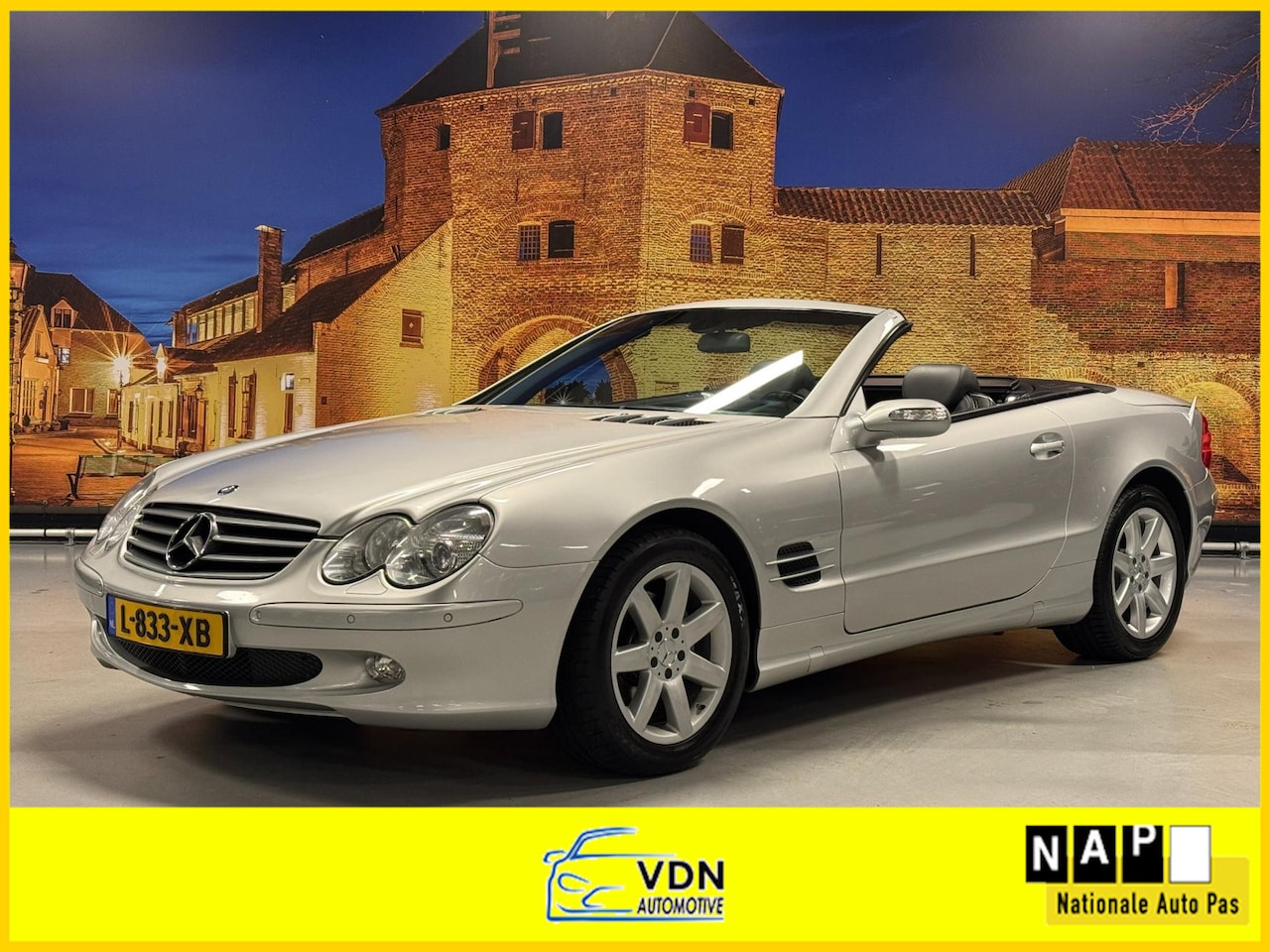 Mercedes-Benz SL-klasse Cabrio - 350 Automaat Leer Bose Xenon - AutoWereld.nl